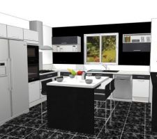 Une vue de notre future cuisine !!