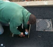 Installation du compteur d'eau