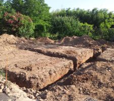 Les premières tranchées, juillet 2013