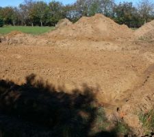Fouilles pour les fondations