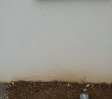 Reprise d'un impact sous la fen&ecirc;tre. La retouche n'est pas visible &agrave; l'oeil nu