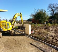 Enrobage de la voie nouvelle