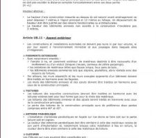 PLU zone concernée UBa