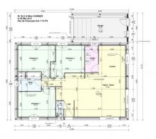 Plan interieur maison plein pied