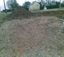 Prolongement du chemin d'accés