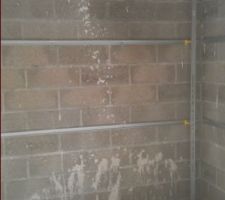 Rail, appuis(doubl&eacute;s) et montant optima en place