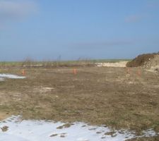 Implantation de la maison sur le terrain