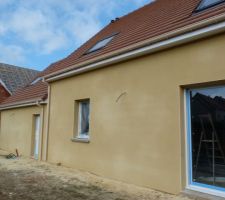 FACADE ARRIERE ENDUIT