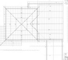 Plan technique pour la réalisation de la charpente n°2