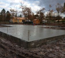 La dalle le jour o&ugrave; elle a &eacute;t&eacute; coul&eacute;e