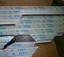 Profilés Veka avec plaxage RAL 7016