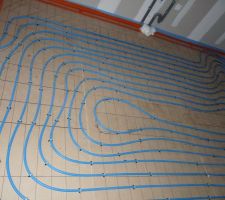 Plancher chauffant cuisine