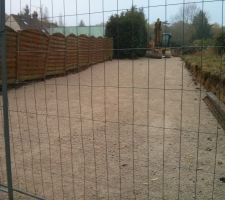 Chemin d'acc&egrave;s - Gravillons