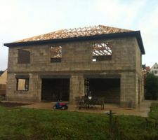 Charpente et cache moineau