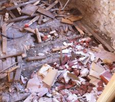 D&eacute;molition du parquet