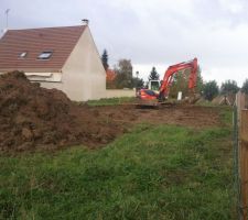 Ca y est, premier coup de pelle! Enfin