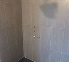 >Finition carrelage au mur, joints