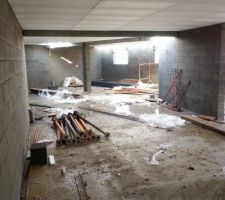 Vue intérrieur du sous sol!