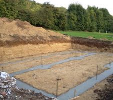 Coulage des fondations