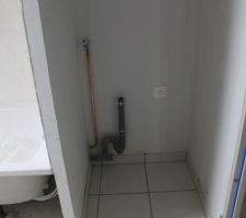 Emplacement pour la machine a laver