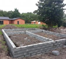 Muret de fondation