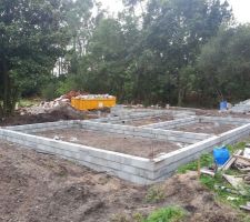 Muret de fondation