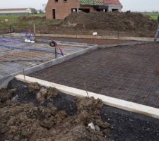 Ferraillage de la terrasse
