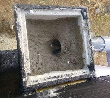 Dernier regard de gouttière en place