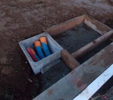 Arrivées extérieures pour unité split chauffe-eau thermodynamique