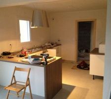 Cuisine en cours de montage