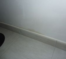 Remontée d'eau sur le plâtre cause fuite