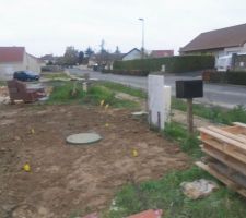 Cuve gaz et boite aux lettre