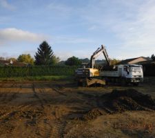 Décapage du terrain