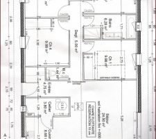 Plan de la future maison
maison de plein pied