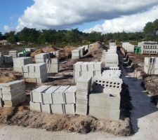 Début des fondations