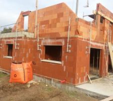 L'étage de la maison prend forme