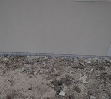 Ils ont cassé la plaque de crépis durcie