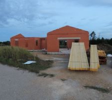 Arrivée de la charpente