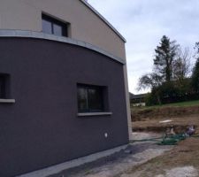 R&eacute;f&eacute;rence du projet&eacute; de chez weber:anthracite rouge et gris perle