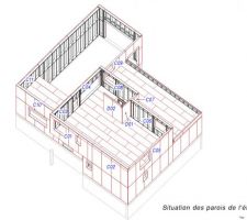 Plan de détail assemblage étage