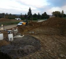 Le debut du voisin ! et avec de l eau !