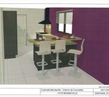 Future implantation de la cuisine