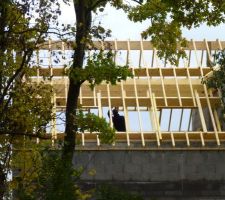 Photo de la réalisation de la charpente n°36