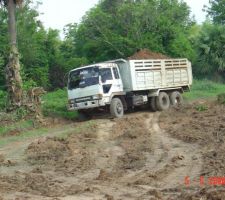 Camion pour remblai