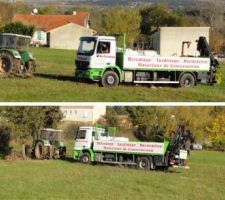Camion   terre argileuse mouill&eacute;e = ?