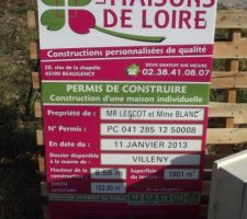 Panneau de chantier !