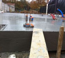 La dalle a &eacute;t&eacute; coul&eacute;e ! 
Cool