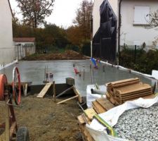 La dalle a &eacute;t&eacute; coul&eacute;e ! 
Cool