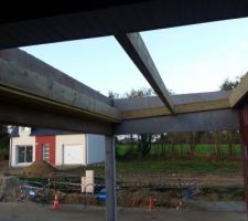 Le car port se prépare à être "habillé"