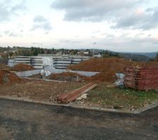 Vue d'ensemble du chantier (hors garage)